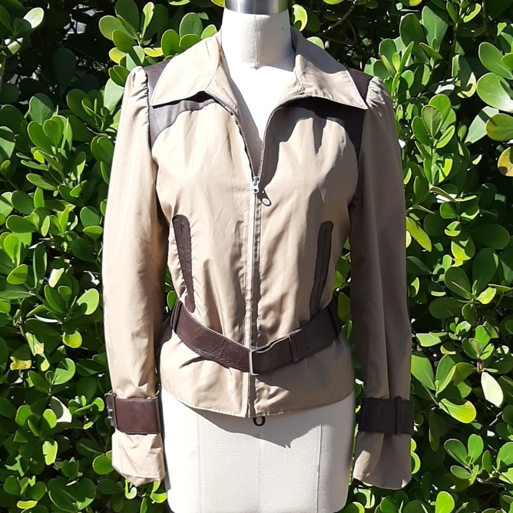Rudsak collection leather trimmed jacket